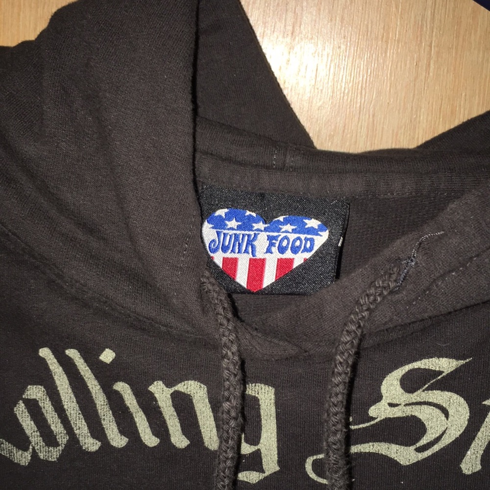 EUC Distressed Rolling Stones hoodie size XS - Picture 4 of 11